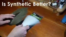 Video thumb for Real and Faux Bucktail Comparison.  