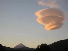 User submitted picture: Lanin Volcano from viewed...